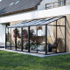 Anlehngewächshaus 7,22 m² – H.248cm – aus Aluminium und Sicherheitsglas – BloomCabin
