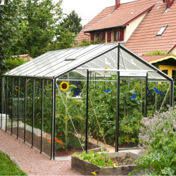 Gewächshaus R305H 11,35m² aus Aluminium und Sicherheitsglas ALULINE – ACD