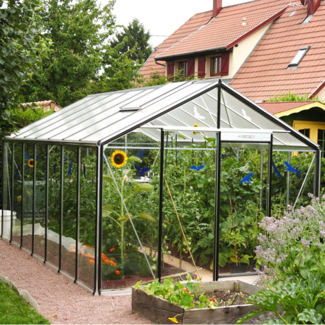 Gewächshaus R305H 11,35m² aus Aluminium und Sicherheitsglas ALULINE – ACD