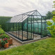 Gewächshaus 16,32m² anthrazit aus Aluminium und Sicherheitsglas 4mm Prima - Green Protect