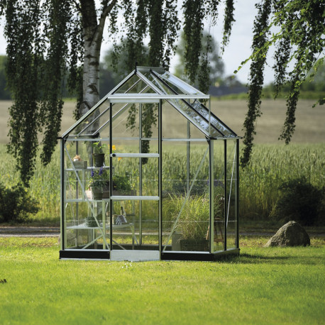 Gewächshaus 2,5m² aus Aluminium und Sicherheitsglas Icon 6 - Halls