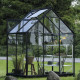 Gewächshaus 2,5m² Schwarz aus Aluminium und Sicherheitsglas Icon 6 - Halls