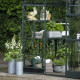 Gewächshaus 3,7m² Grün aus Aluminium und Sicherheitsglas Icon 6 - Halls