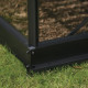 Gewächshaus 3,7m² Schwarz aus Aluminium und Blankglas Icon 6 - Halls
