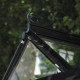 Gewächshaus 3,7m² Schwarz aus Aluminium und Blankglas Icon 6 - Halls