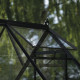 Gewächshaus 3,7m² Schwarz aus Aluminium und Blankglas Icon 6 - Halls