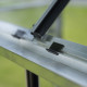 Gewächshaus 4,9m² aus Aluminium und Blankglas Icon 6 - Halls