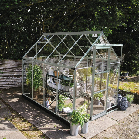 Gewächshaus 4,9m² aus Aluminium und Sicherheitsglas Icon 6 - Halls