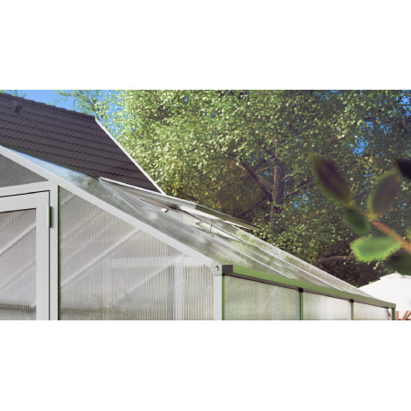 Zusätzliches Dachfenster + autom. Fensterheber für 10mm Gewächshäuser - pressblank - KGT 