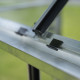 Gewächshaus 6,1m² aus Aluminium und Blankglas Icon 6 - Halls