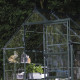 Gewächshaus 6,1m² Schwarz aus Aluminium und Blankglas Icon 6 - Halls