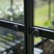 Gewächshaus 9,7m² Schwarz aus Aluminium und Sicherheitsglas Icon 8 – Halls