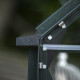 Gewächshaus 11,2m² Grün aus Aluminium und Blankglas Icon 8 – Halls