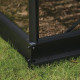 Gewächshaus 11,2m² Schwarz aus Aluminium und Blankglas Icon 8 – Halls