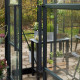 Gewächshaus 13m² Grün aus Aluminium und Sicherheitsglas Icon Gardenhouse 8 - Halls