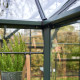 Gewächshaus 13m² Grün aus Aluminium und Sicherheitsglas Icon Gardenhouse 8 - Halls