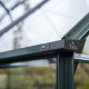 Gewächshaus 13m² Grün aus Aluminium und Sicherheitsglas Icon Gardenhouse 8 - Halls