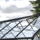 Gewächshaus 7,3m² Schwarz aus Aluminium und Sicherheitsglas Icon Planthouse 6 - Halls