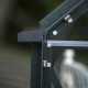 Gewächshaus 9,7m² Schwarz aus Aluminium und Sicherheitsglas Icon Planthouse 8 - Halls
