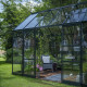 Gewächshaus 9,7m² Grün aus Aluminium und Sicherheitsglas Icon Planthouse 8 - Halls