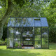 Gewächshaus 9,7m² Grün aus Aluminium und Sicherheitsglas Icon Planthouse 8 - Halls