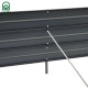 Hochbeet – 150x75x30cm – Farbe Anthrazitgrau – Klasika