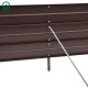 Hochbeet – 150x75x30cm – Farbe Braun – Klasika