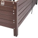 Hochbeet – 150x75x30cm – Farbe Braun – Klasika