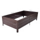 Hochbeet – 150x75x30cm – Farbe Braun – Klasika