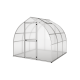 Gewächshaus 5,15m² aus Aluminium und 6mm Polycarbonatplatten Rhodo III - pressblank - KGT
