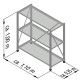 Universal-Regalsystem aus Aluminium - KGT