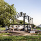 Gewächshaus 12,74m² aus Aluminium, 4mm Sicherheitsglas und Polycarbonatplatten Ortasia IV - anthrazit-grau - KGT