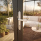 Gewächshaus 9m² aus Aluminium, 4mm Sicherheitsglas und Polycarbonatplatten PaviLux - anthrazit-grau - KGT
