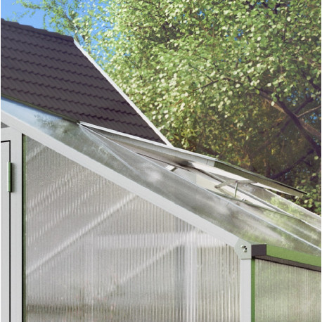 Zusätzliches Dachfenster + autom. Fensterheber für die Gewächshäuser Iris/Nelke/Dahlie - pressblank - KGT