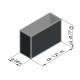Hochbeet aus Aluminium – anthrazit-grau – 130-S – KGT