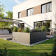 Hochbeet aus Aluminium – anthrazit-grau – 210-S – KGT