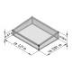 Frühbeetaufsatz aus Aluminium und 6mm Polycarbonat für Hochbeet 130 – blank – KGT