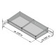 Frühbeetaufsatz aus Aluminium und 6mm Polycarbonat für Hochbeet 210 – blank – KGT