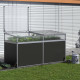 Frühbeetaufsatz aus Aluminium und 6mm Polycarbonat für Hochbeet 210 – blank – KGT