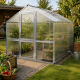 Gewächshaus 7,53m² aus Aluminium und 10mm Polycarbonatplatten Rose III - pressblank - KGT