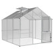 Gewächshaus 9,59m² aus Aluminium und 10mm Polycarbonatplatten Lilie III - pressblank - KGT