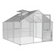 Gewächshaus 9,59m² aus Aluminium und 10mm Polycarbonatplatten Orchidee III - pressblank - KGT
