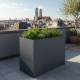 Hochbeet aus verzinktem Stahl – anthrazit-grau – UrbanGrow M – KGT