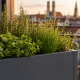 Hochbeet aus verzinktem Stahl – anthrazit-grau – UrbanGrow M – KGT