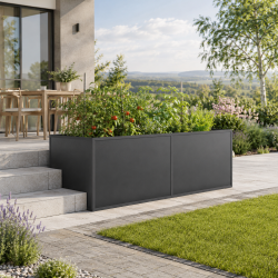 Hochbeet aus Aluminium – anthrazit-grau – 210 – KGT