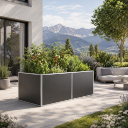 Hochbeet aus Aluminium – pressblank – 210 – KGT
