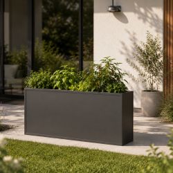 Hochbeet aus Aluminium – anthrazit-grau – 130-S – KGT