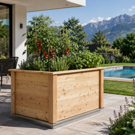Hochbeet aus Massivholz – Woody 130 – KGT