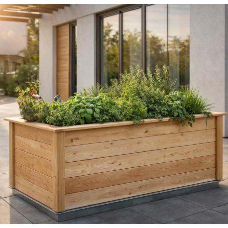 Hochbeet aus Massivholz – Woody 210 – KGT