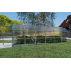 Gewächshaus Bernard 235x600cm aus verzinktem Stahl und 4mm Polycarbonatplatten – Klasika